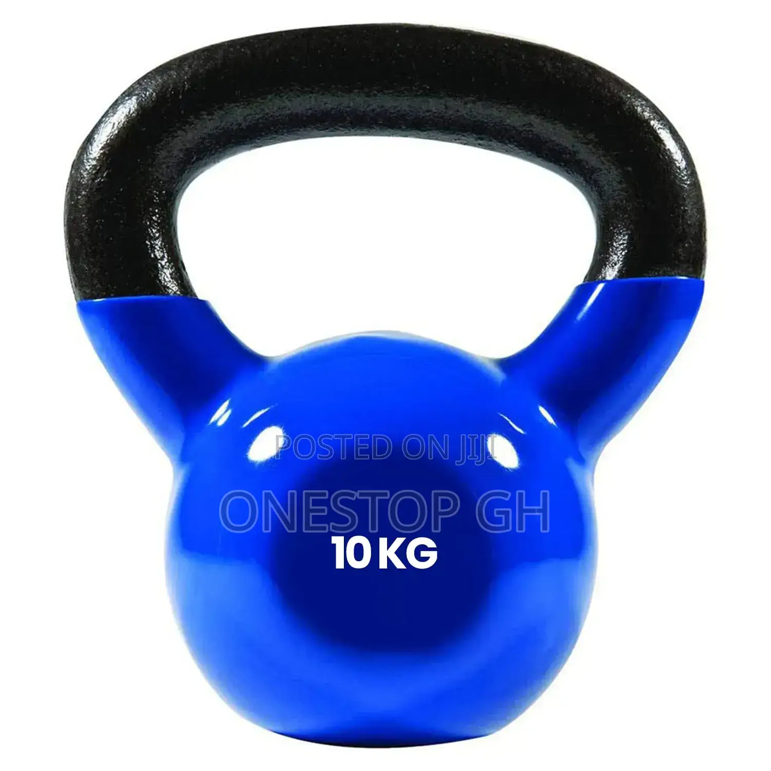 10kg Cortex Vinyl Dipped Cast Iron Kettle Dumbbell