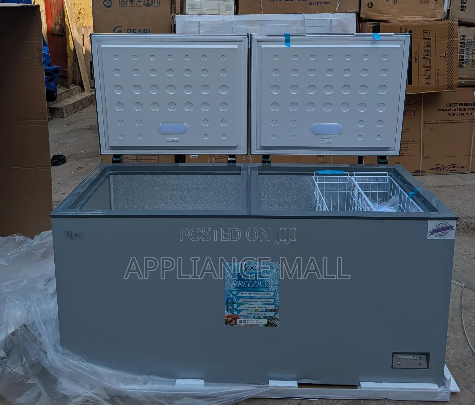 Roch Freezer 708l Double Door