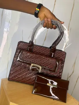 Burgundy Patent Luxe Set