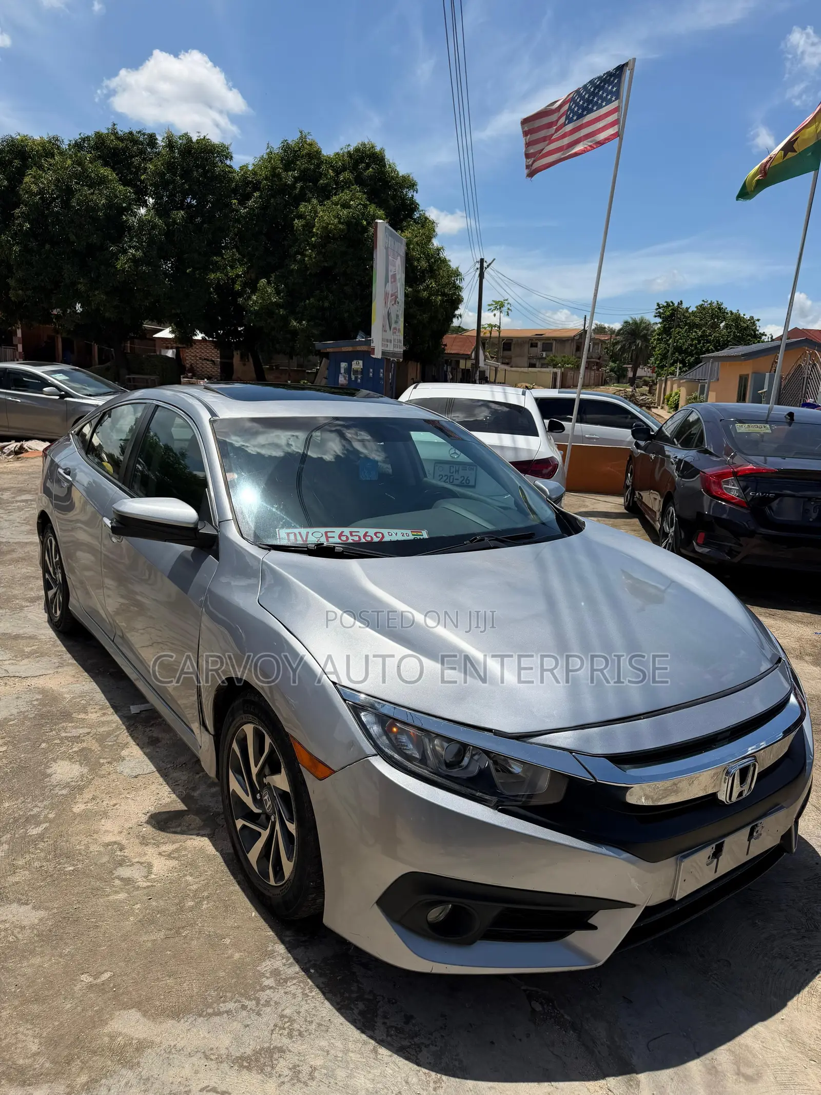 Honda Civic EX 4dr Sedan (1.5L 4cyl) 2016 Silver