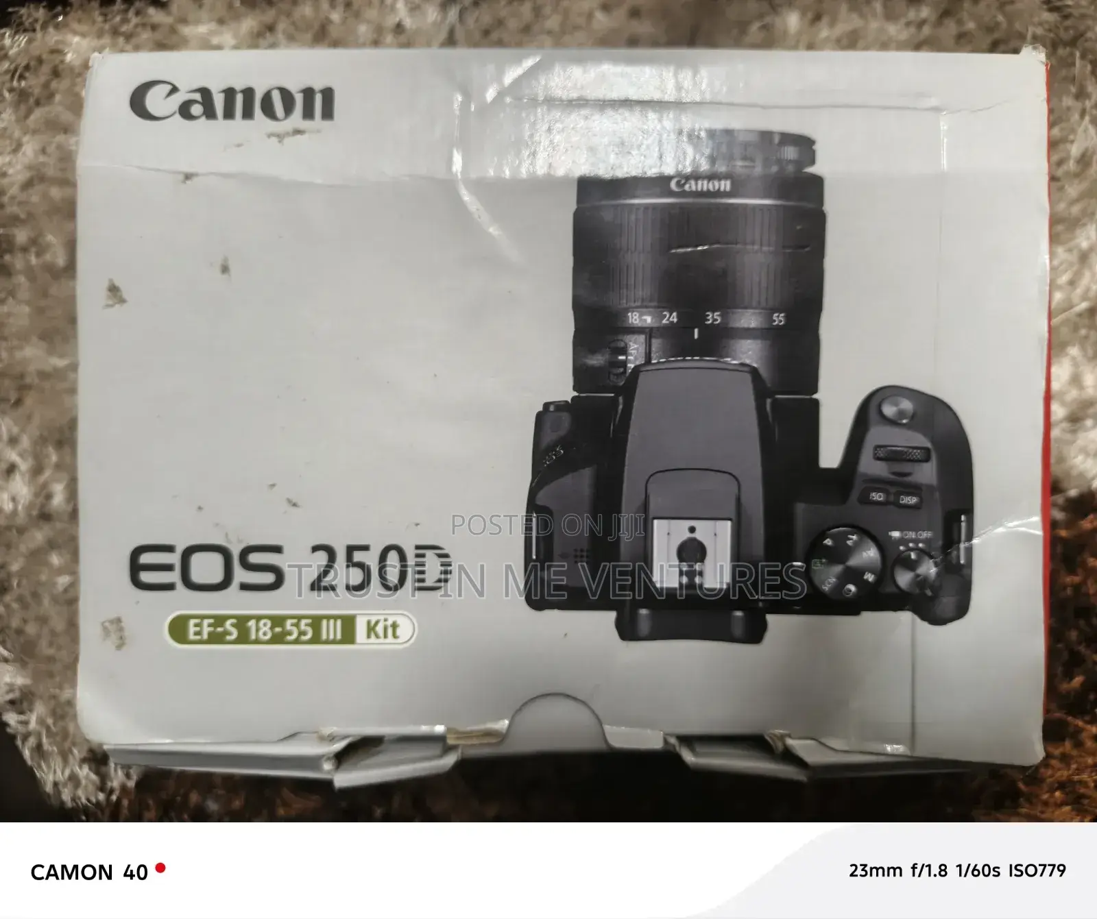 Canon Eos 250d (99% New) With 18-55mm and New 50mm F/1.4 Lens for Sale