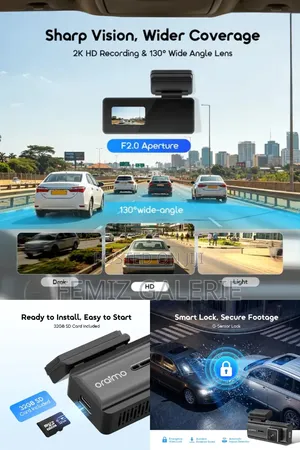 Oraimo Visionride Lite Hd Recording Safe Guard Car Corder