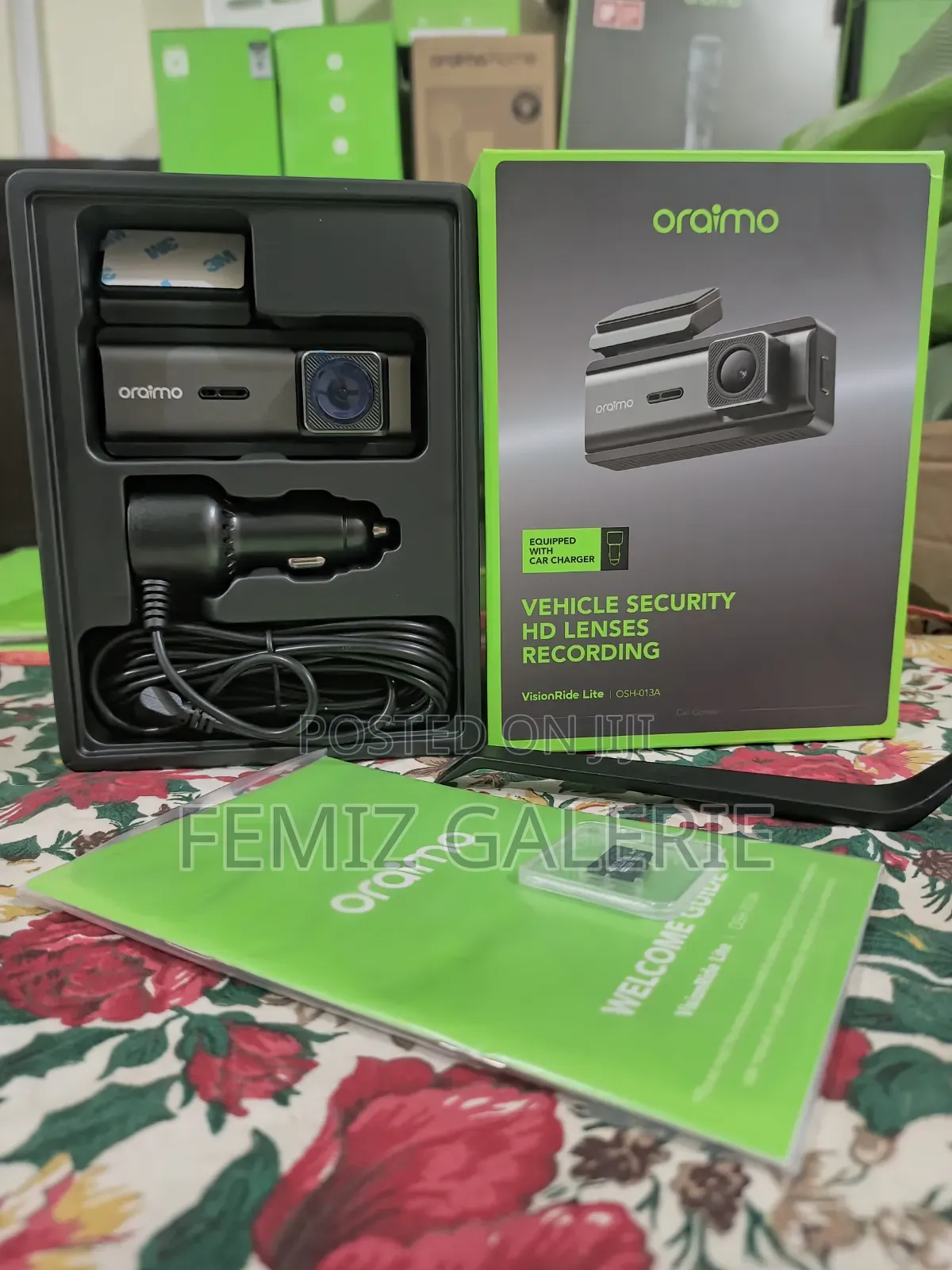 Oraimo Visionride Lite Hd Recording Safe Guard Car Corder