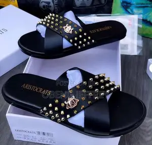Original Aristocrats Slippers White/Black