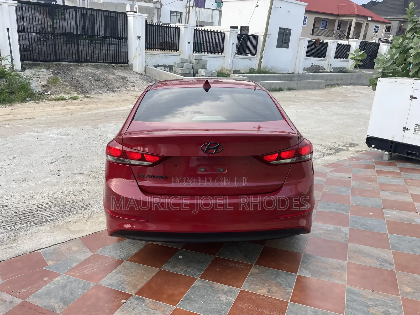 Hyundai Elantra 2017 Red