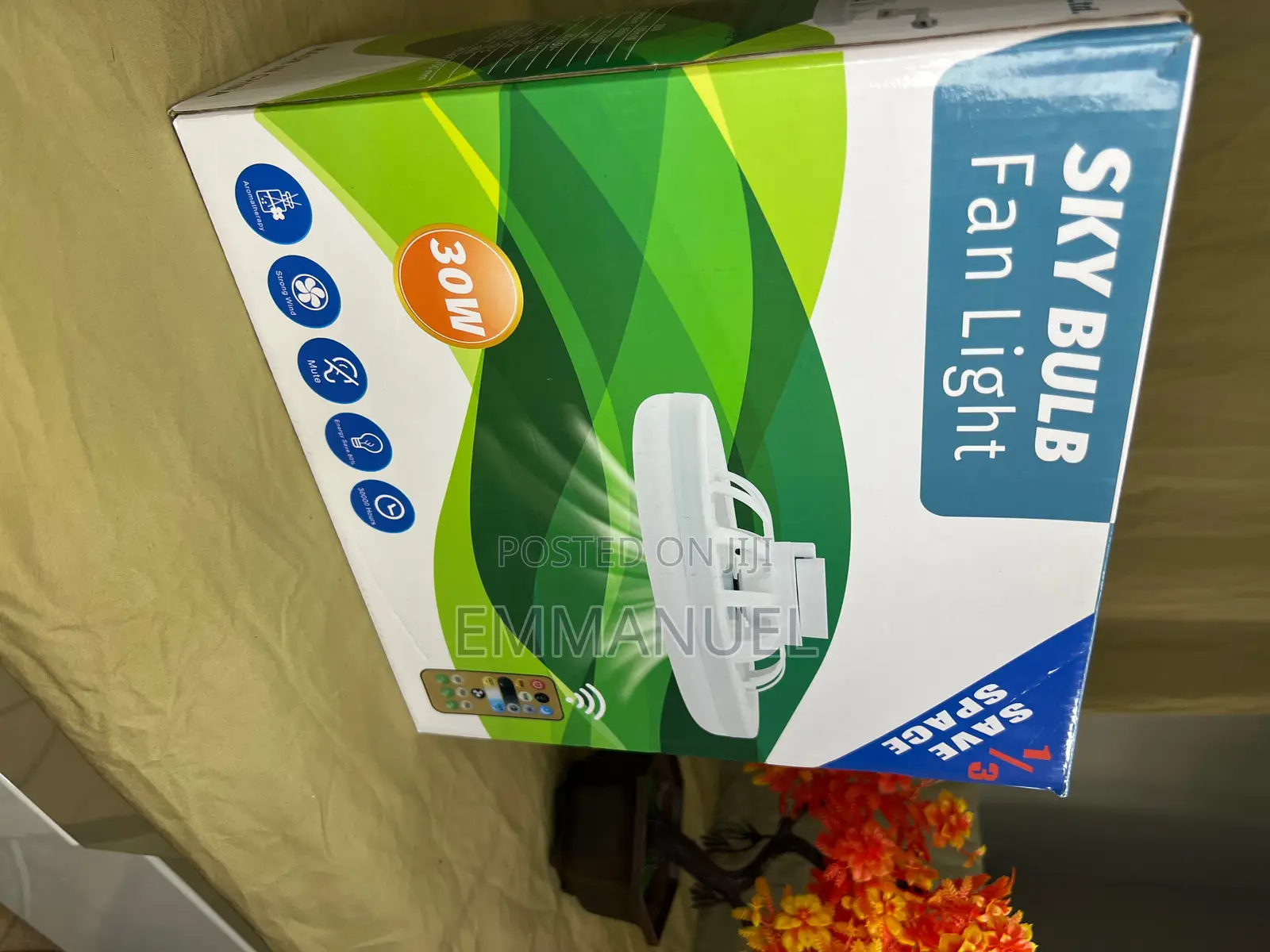 Modern Ceiling Fans With Remote Controls 2 in 1 Design’Tt071311