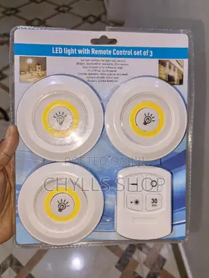 Led Light With Remote Control - 3set