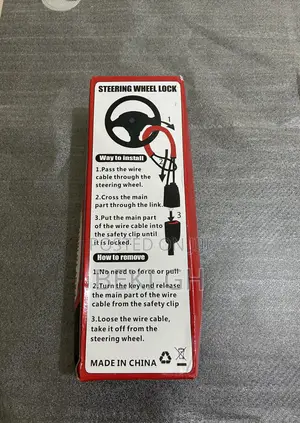 Universal Steering Wheel Lock – Instant Anti-Theft Protection