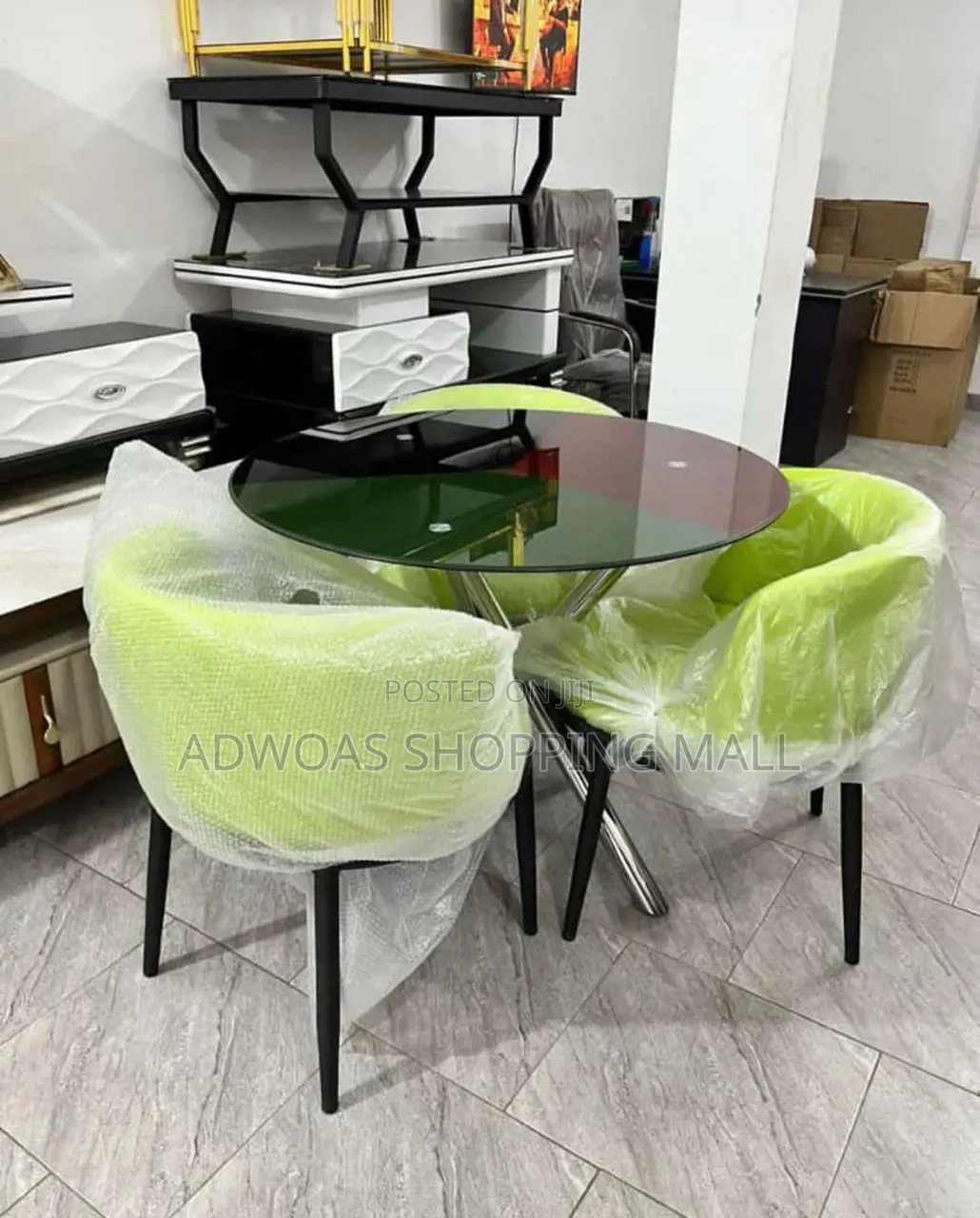 3 in 1 Glass Dining Set