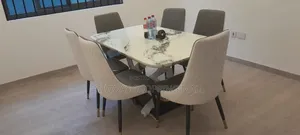 6 Seater Executive Mable Dining Set