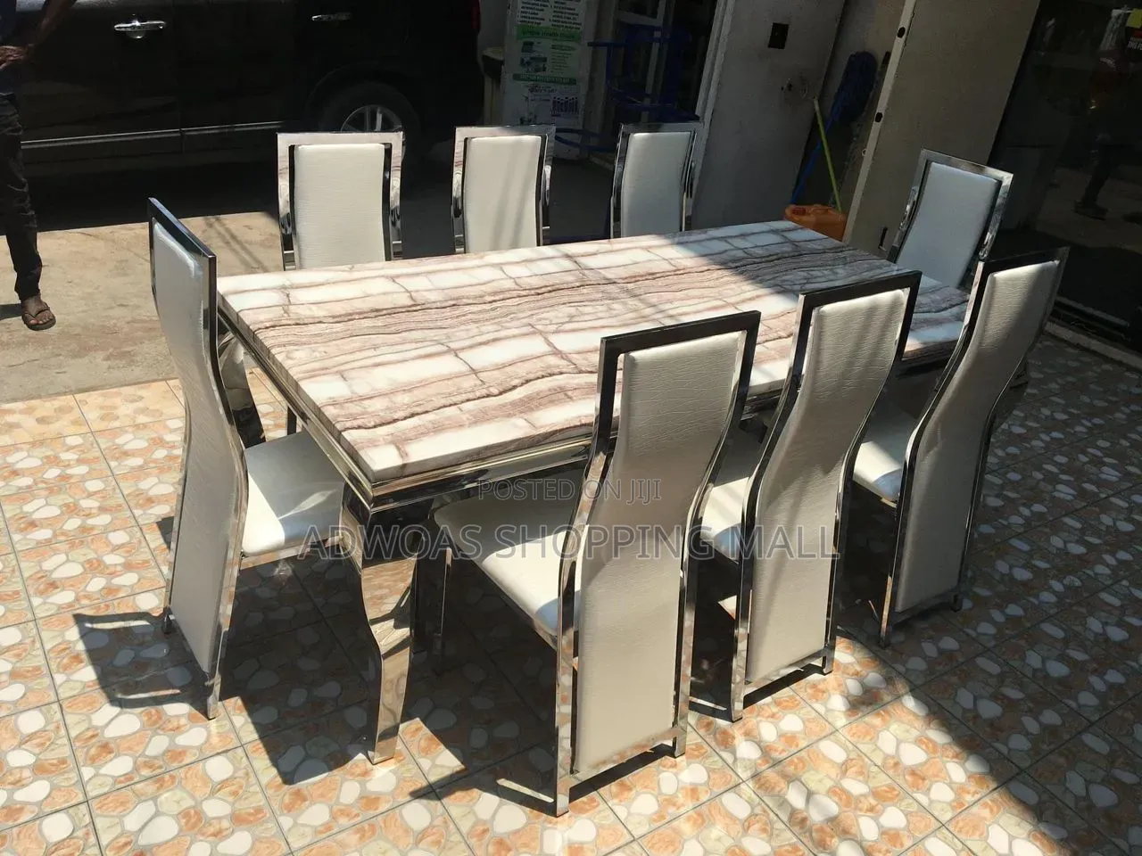Executive Marble Dining Set(8 Seater)