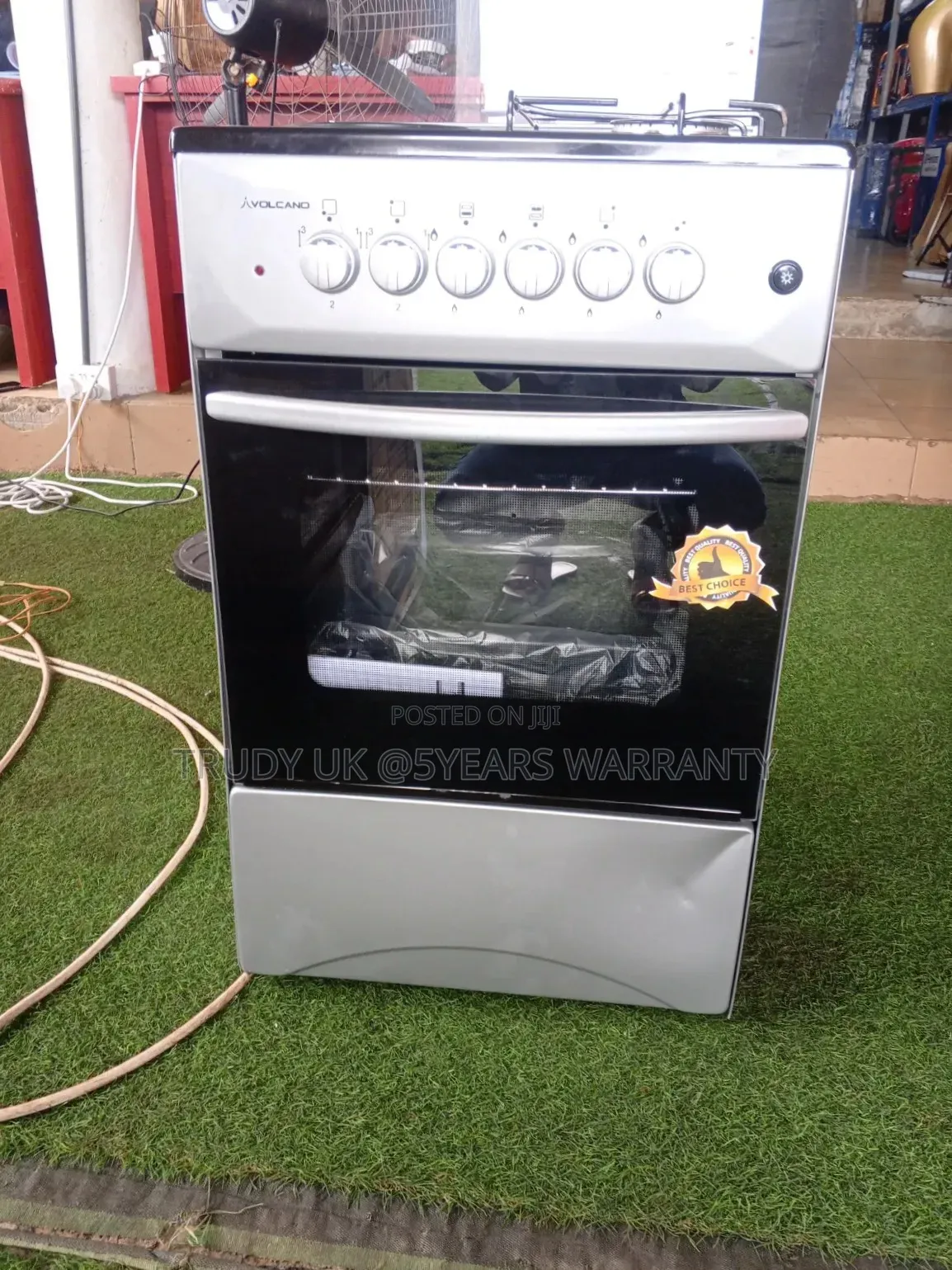 Volcano 4burner 2 Electric 2gas Oven and Grill. Stainless