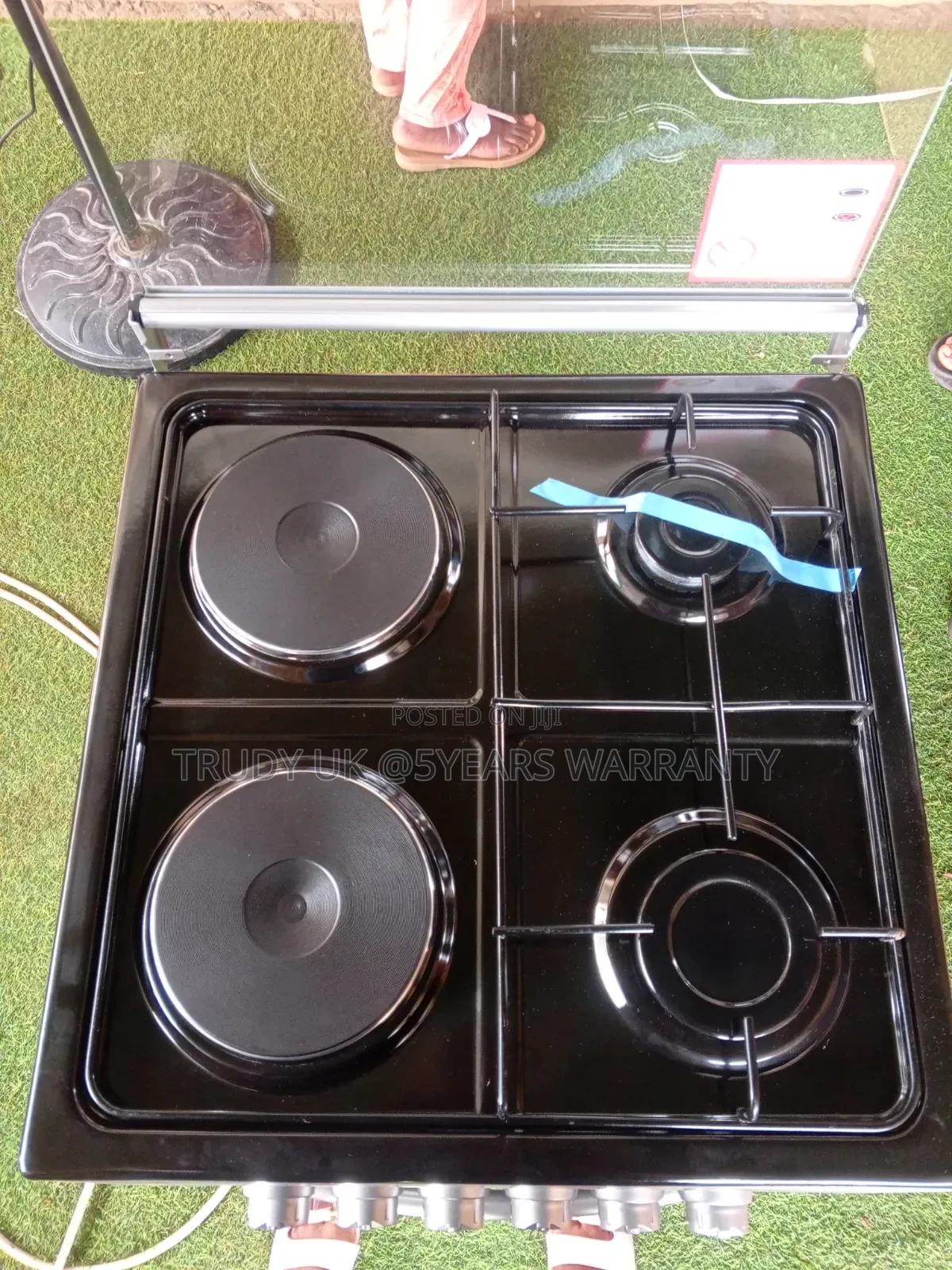 Volcano 4burner 2 Electric 2gas Oven and Grill. Stainless