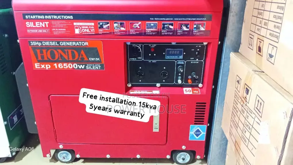 Honda 15kva Diesel Generator Set – Reliable 16500watts