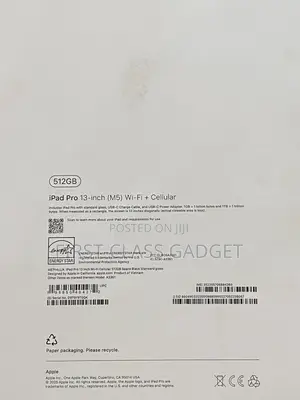 New Apple iPad Pro 512 GB