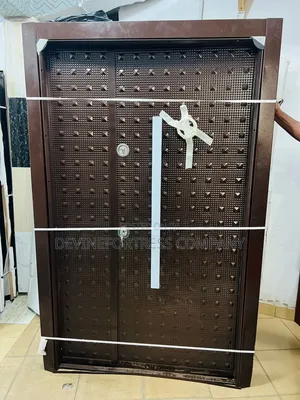 High Quality Brown Full Metal Door Available in All Sizes // Colors