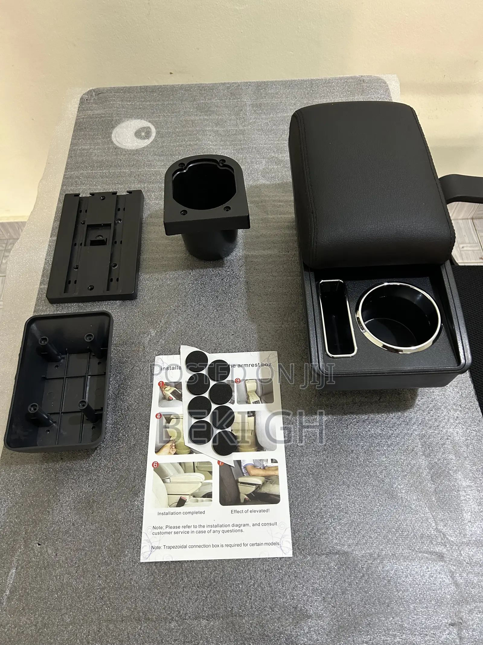 Toyota Yaris/Vitz Armrest Console Box With Cup Phone Holder