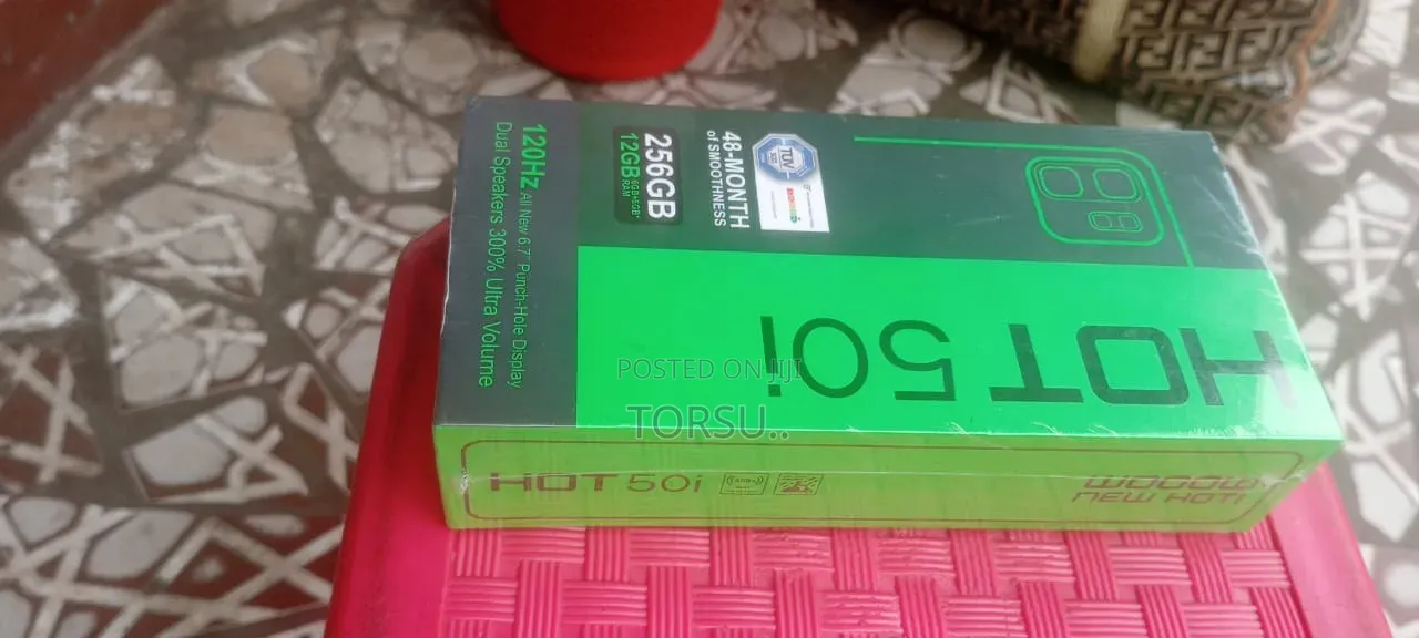 New Infinix Hot 50i 256 GB Black