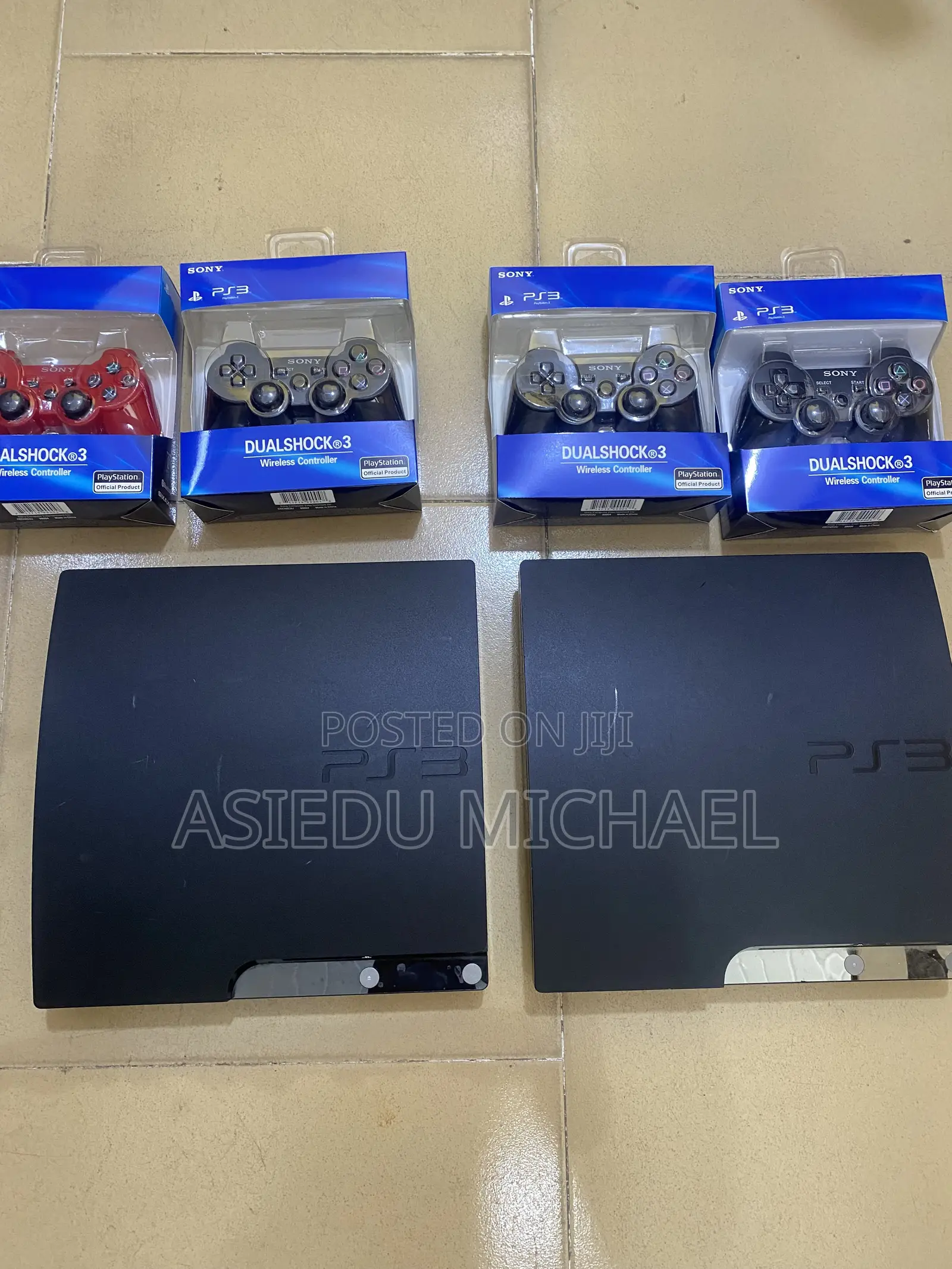 Ps3 Slim 10 Games Installed With 2 Controllers