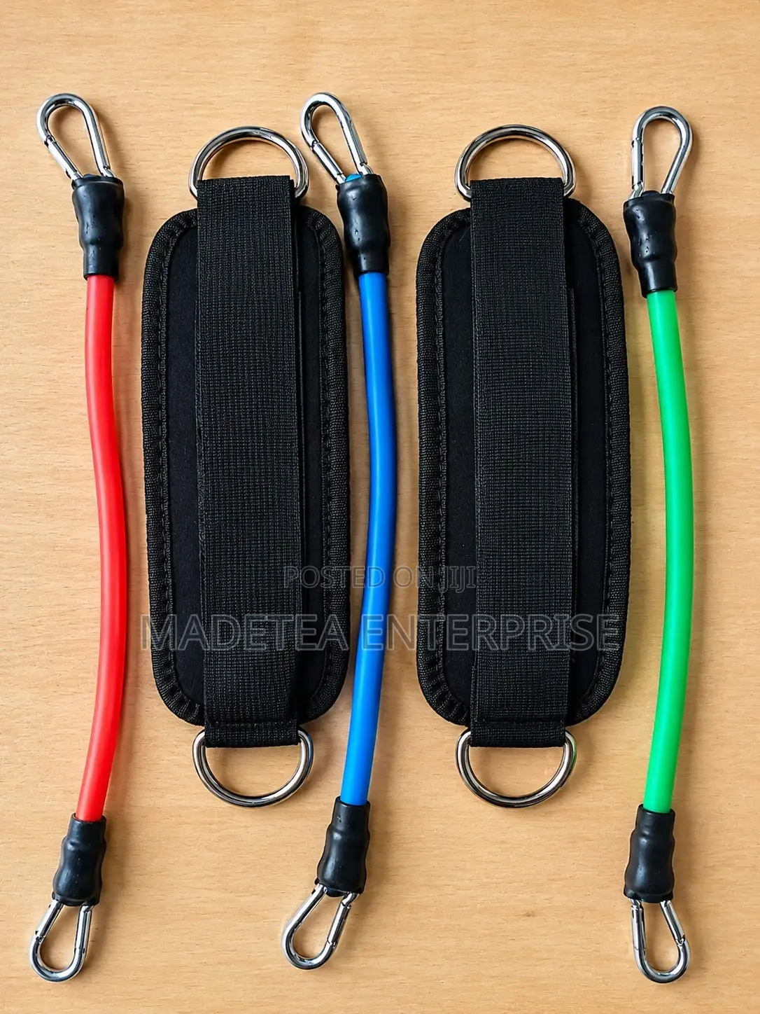 Ankle Straps With 3 Free Resistance Tubes
