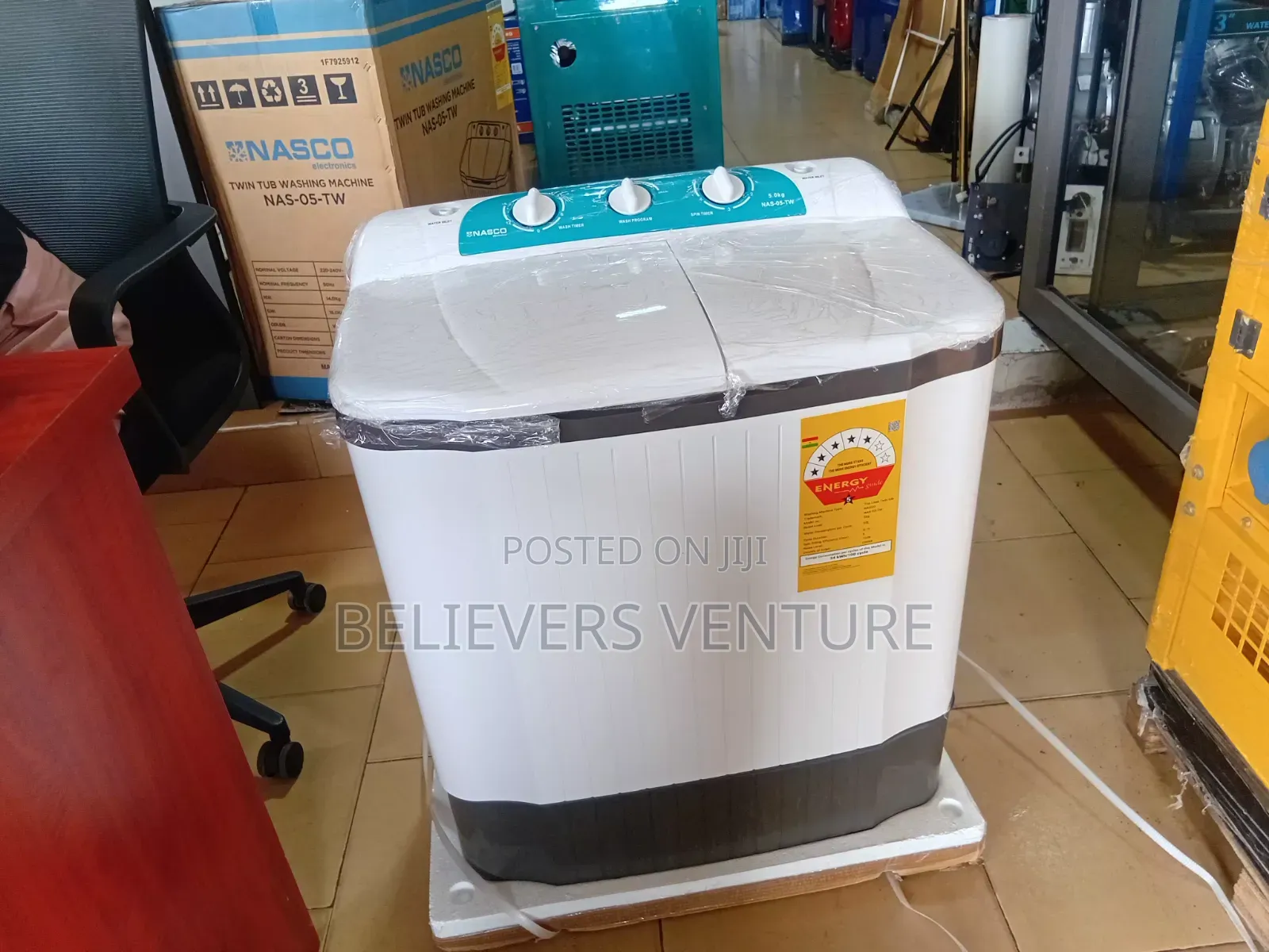 Energy-Saving Nasco 5kg Twin Tub Washer