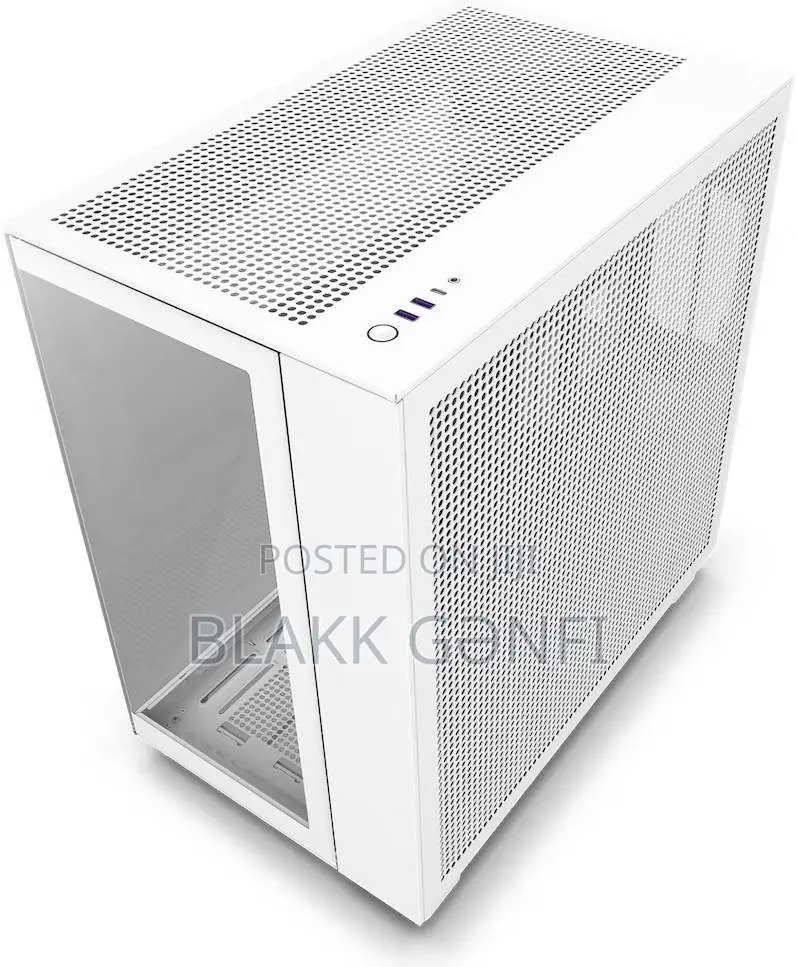 NZXT H9 Flow Dual Chamber White Gaming Case