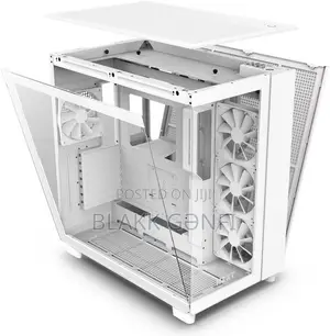 NZXT H9 Flow Dual Chamber White Gaming Case