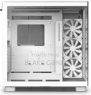 NZXT H9 Flow Dual Chamber White Gaming Case