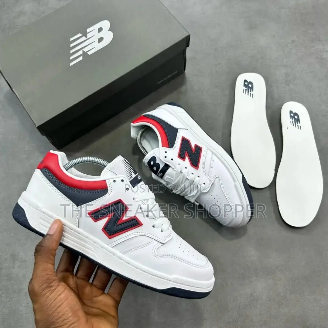 Newbalance Sneaker Red And White Color