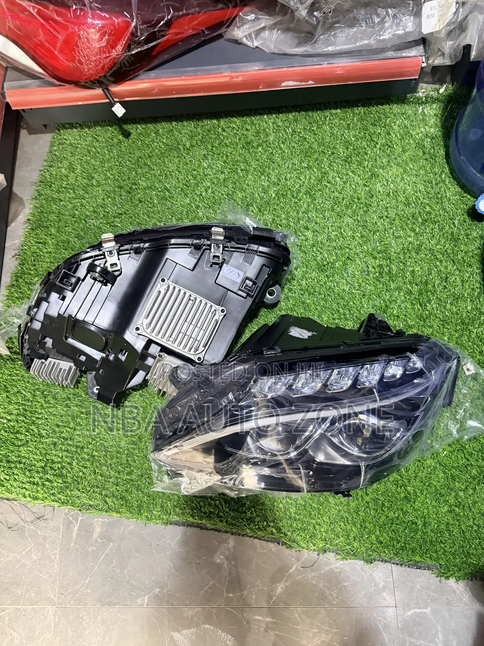 Mercedes-Benz W205 C-Class 2015-2019 Full Led Head Light Pair