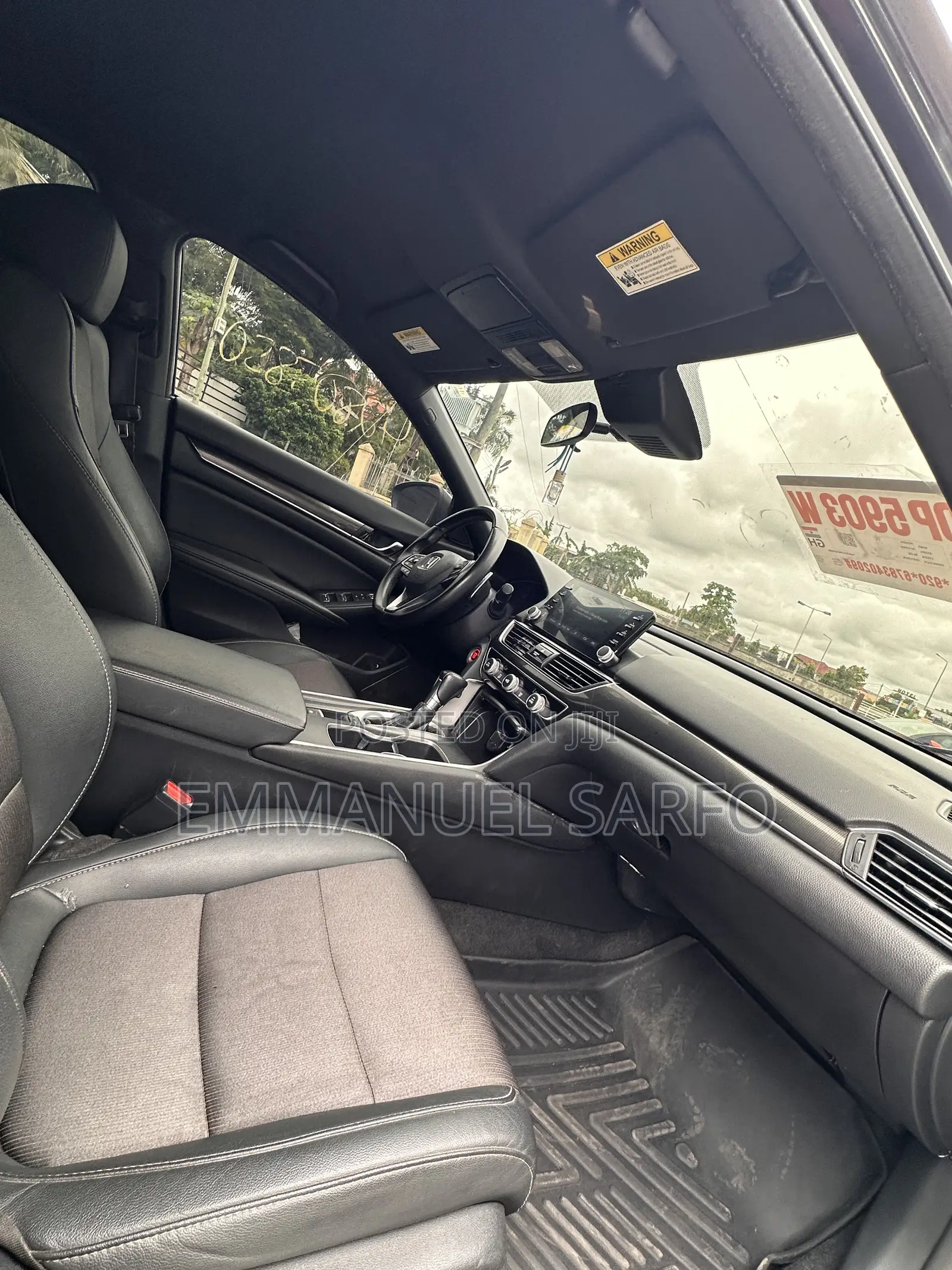 Honda Accord Sport (1.5L 4cyl Turbo 6M) 2019 Black