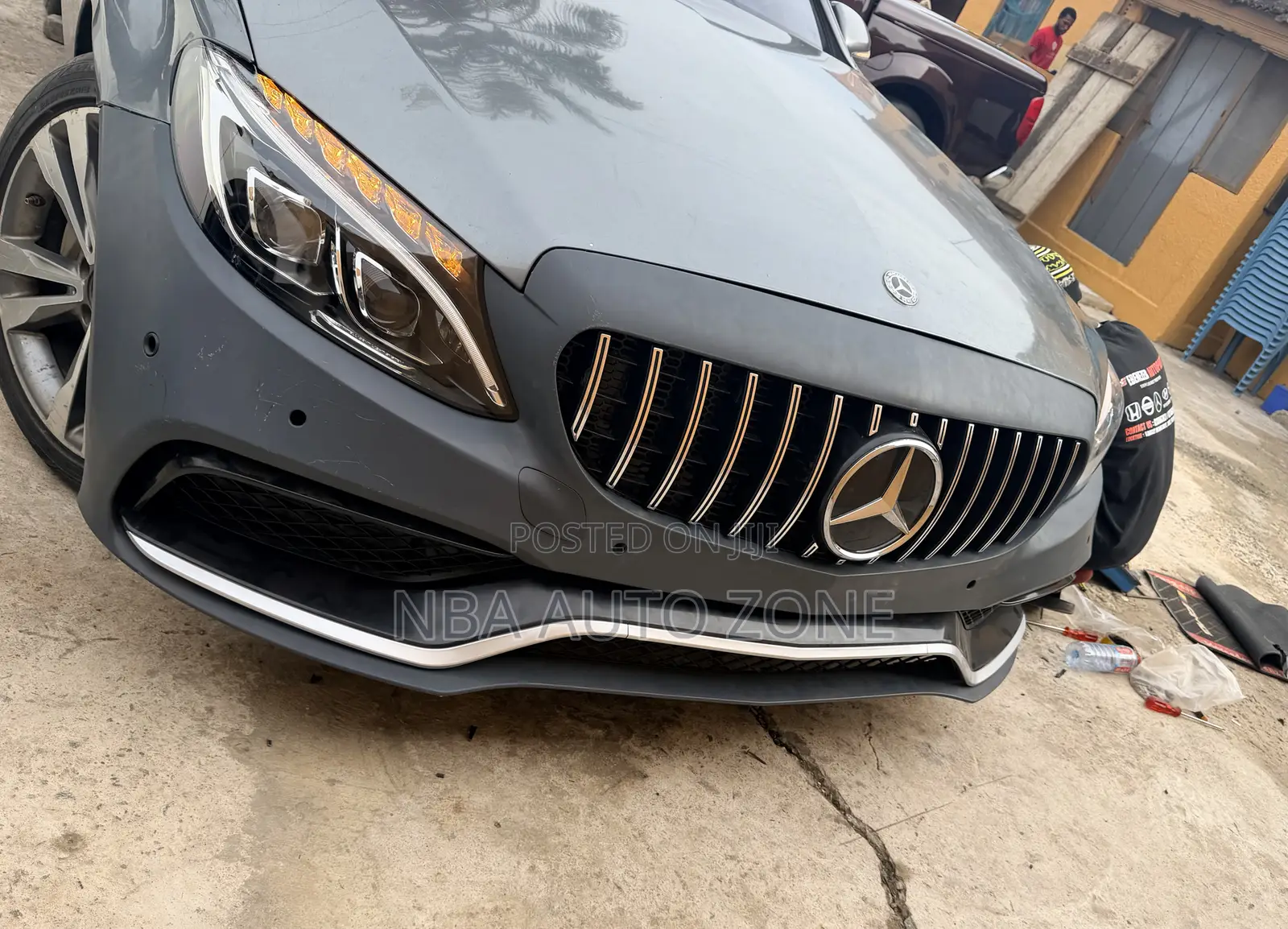 Mercedes-Benz W205 C-Class 2015-2019 Full Led Head Light Pair