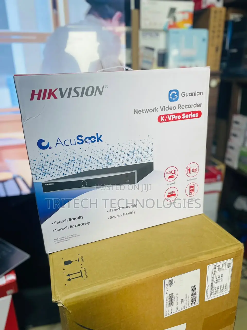 Hikvision Ds-7604nxi-/4p/Vpro 4-Ch 1u 4 Poe Acuseek K Vpro NVR