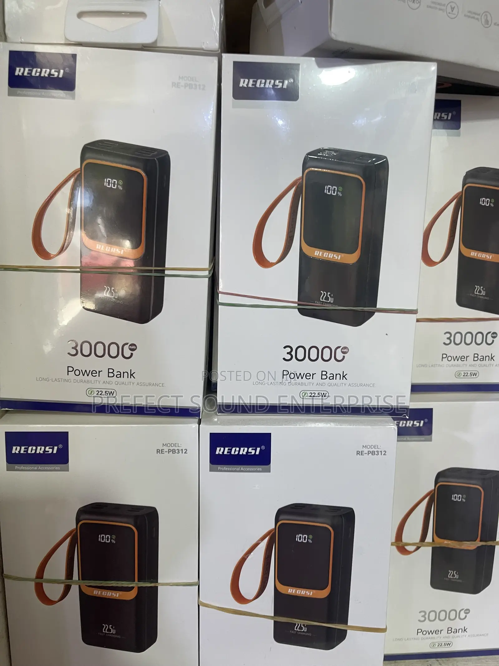 Recrsi 30000mah Fast Charging Portable Power Bank