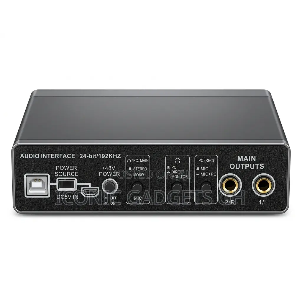 New Professional Portable Usb Audio Interface.