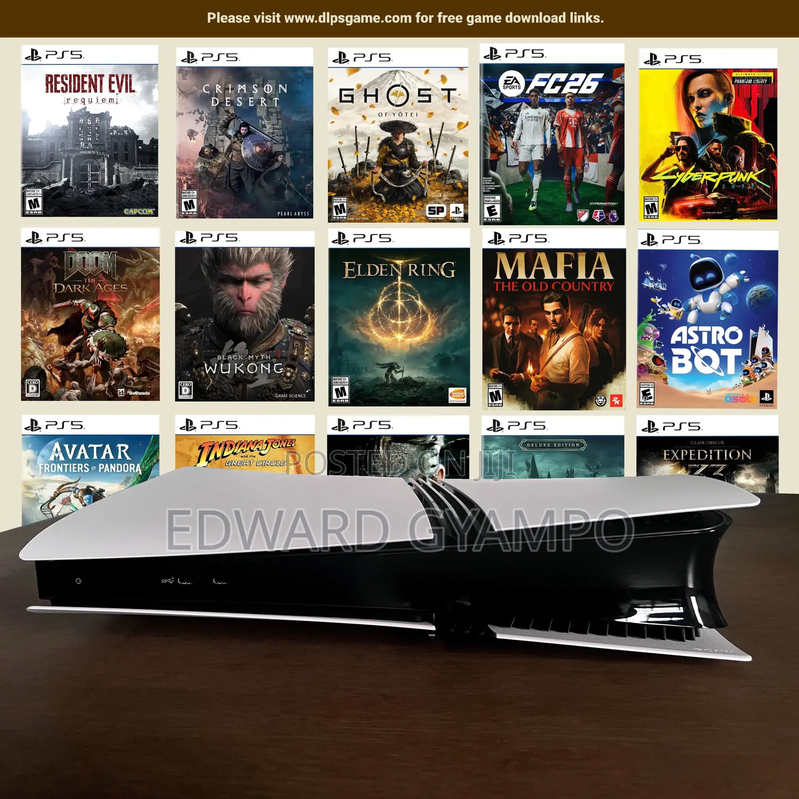 Playstation 5 Pro 2tb With Jailbreak, Free Games Download, Brand New