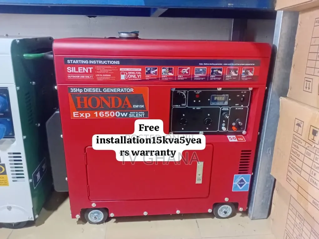 Honda Silent Generator 15kva | Dependable in Every Drop15kva