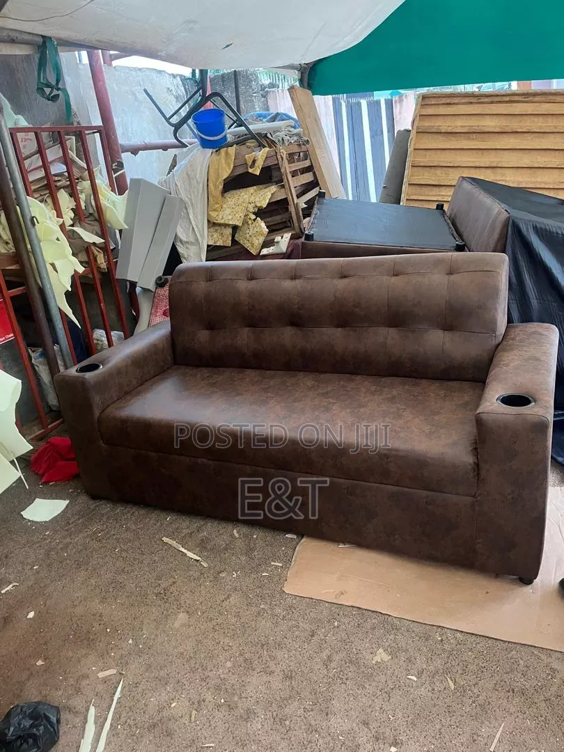 Brown 3 In1 Sofa