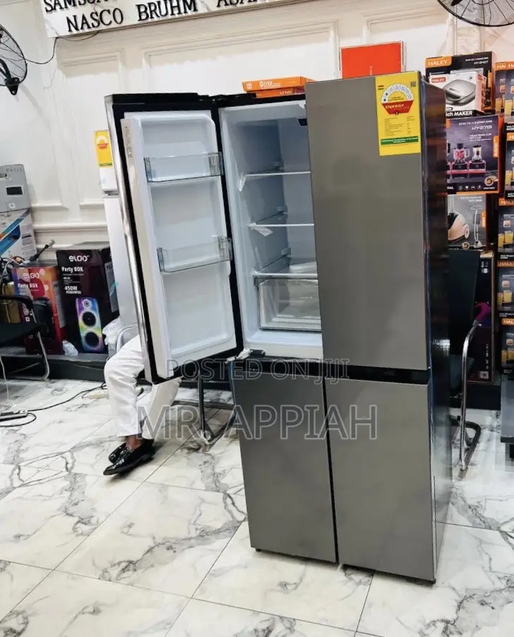 Get Affordable Nasco Nasf2-400 4 Door Refrigerator(Gray) 