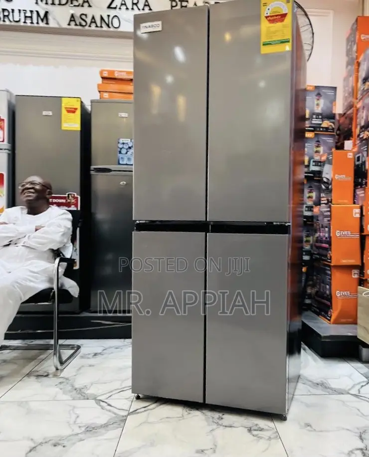 Unique Nasco Nasf2-400 Side by Side Electric Refrigerator(Gray).