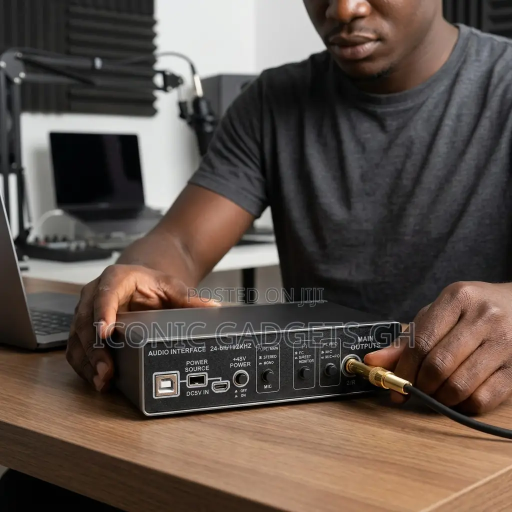 Studio Recording Sound Card Interface