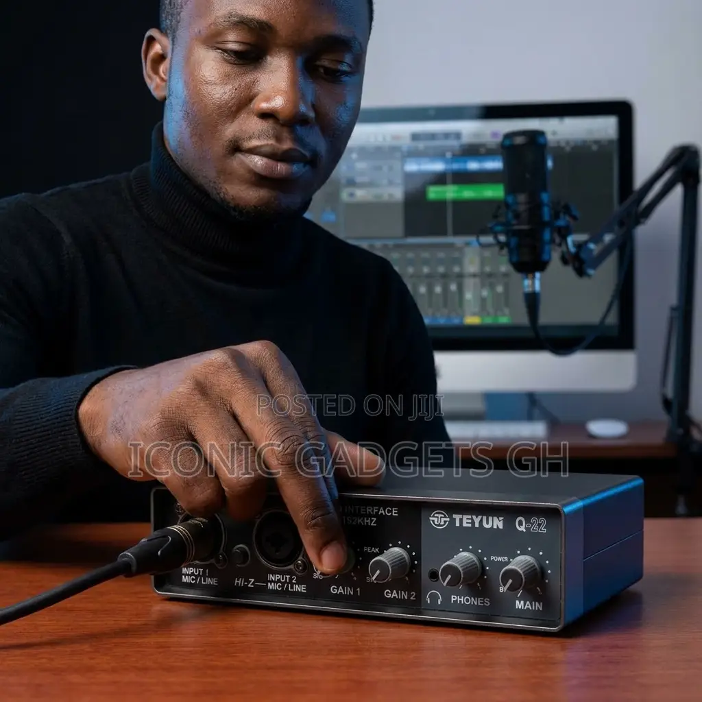 Studio Recording Sound Card Interface