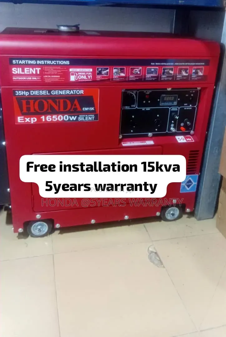 Honda 15kva 16500w Heavy-Duty Power Generator