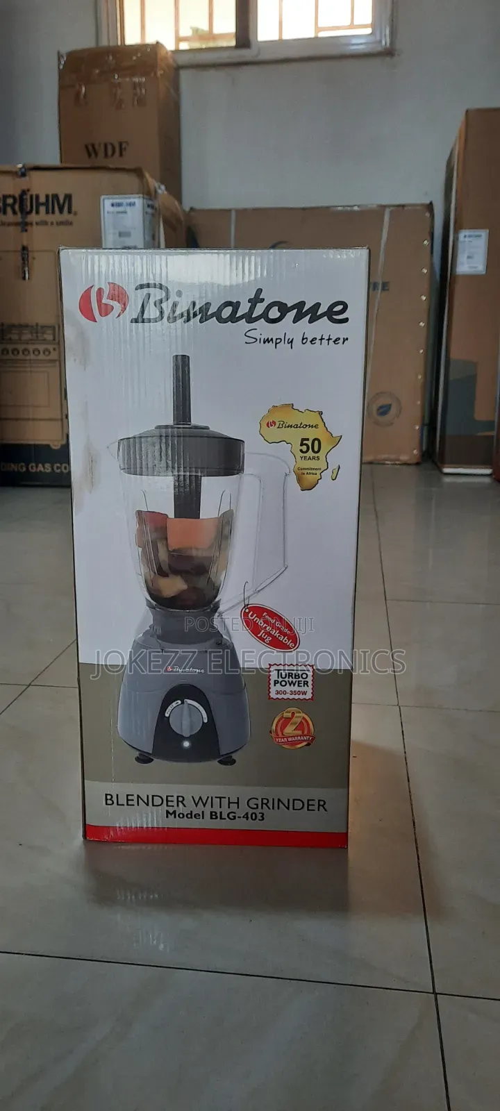 Binatone Blender With Grinder( 4 Blades)