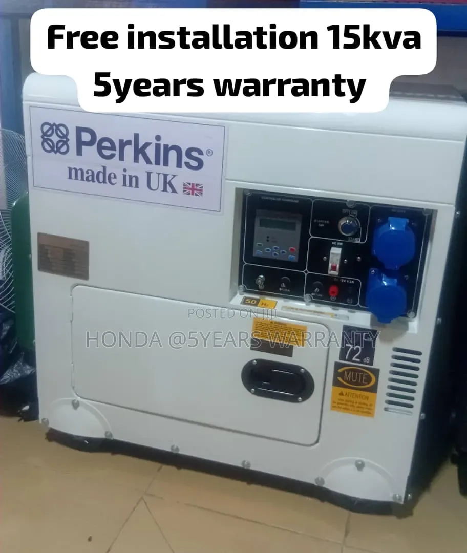 Brand New Perkins 15kva Silent Generator 16500w