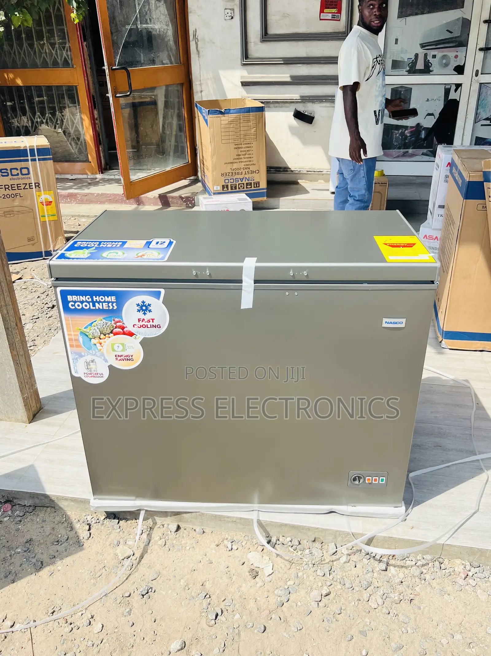 Spectacular Performance Chest Freezer 200l Nasco