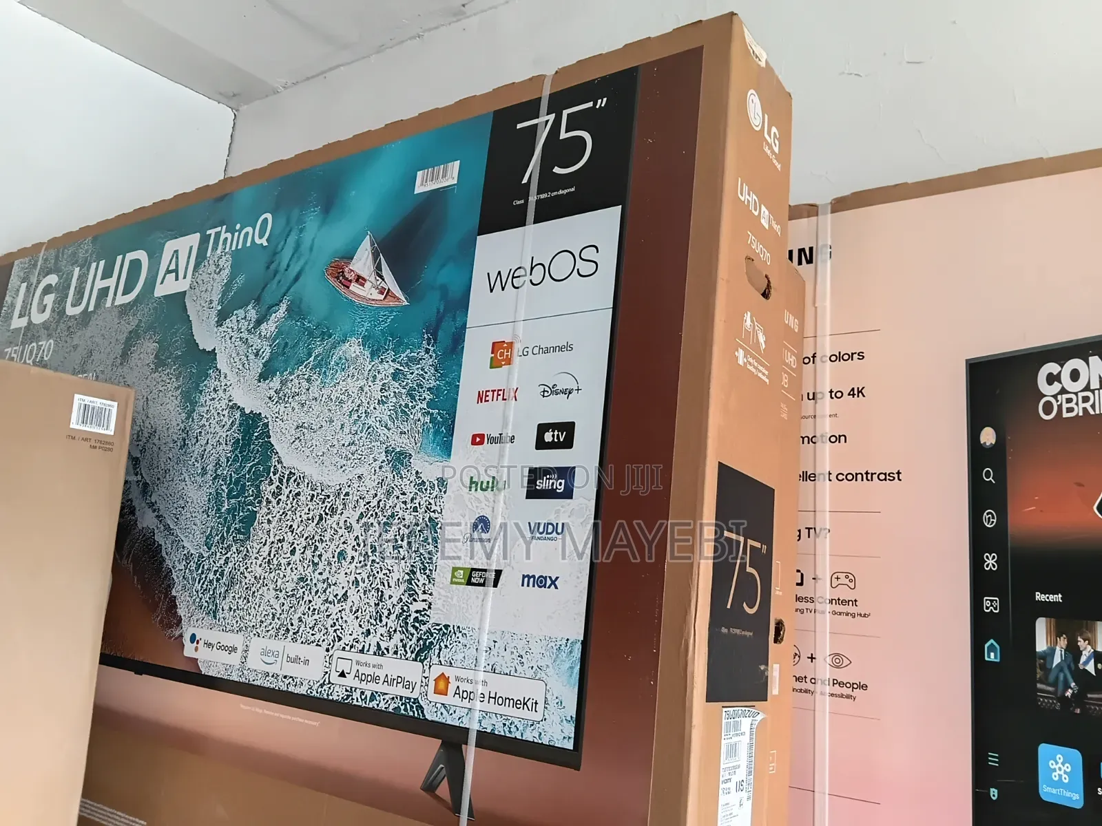 Samsung and Lg TVS 75 Inch
