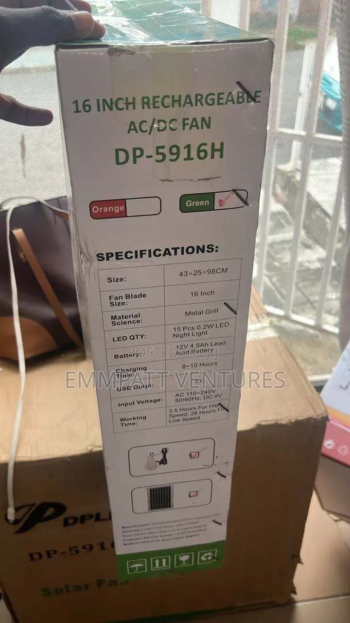 28hrs Rechargeable Fan
