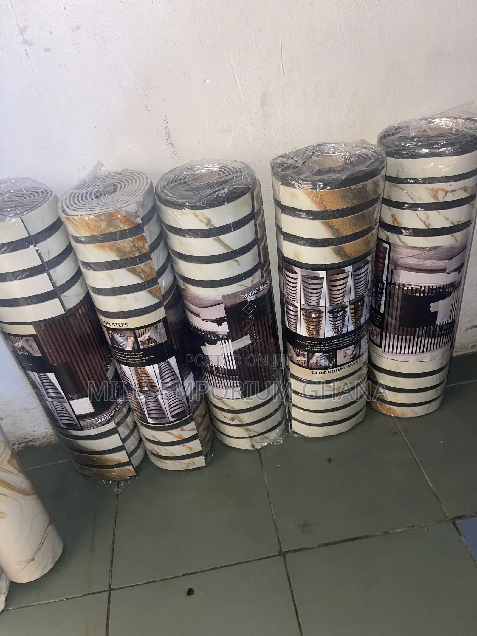 Fluted Peel Stick Wall Panel – 3x Wide Self-Adhesive Foam Tiles