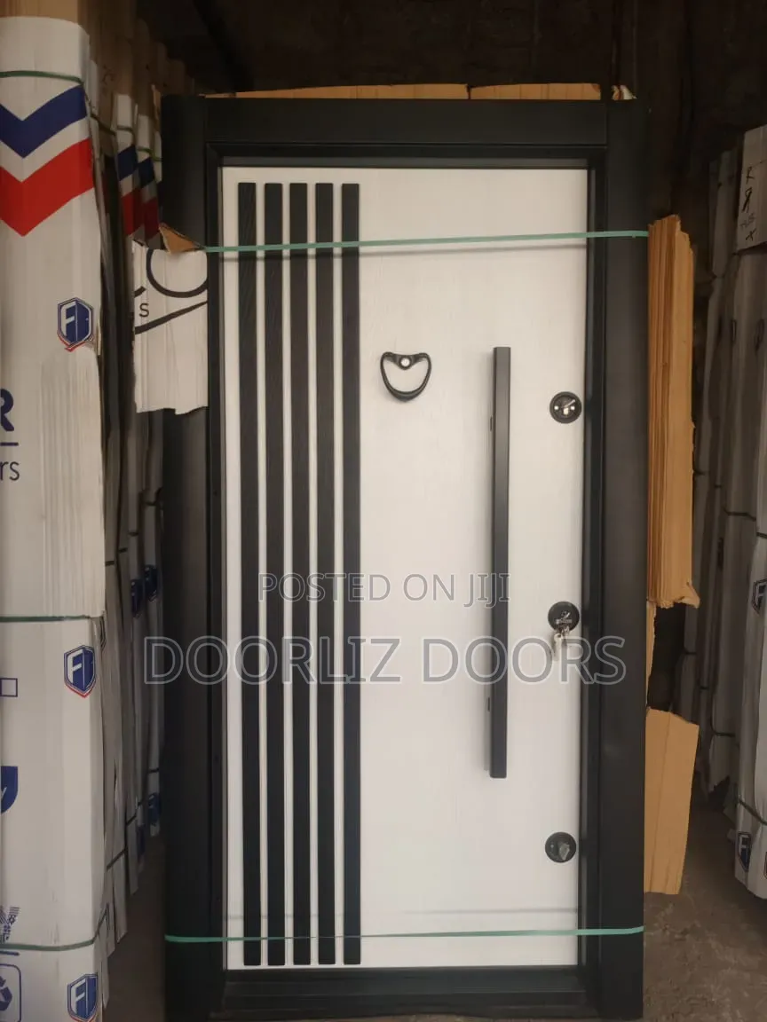 Elegant Turkish Security Door/ Black And White